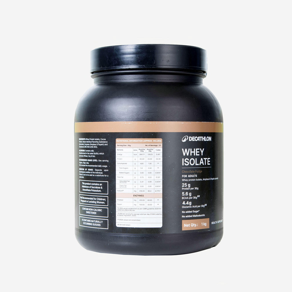 DOMYOS - WHEY ISOLATE CHOCOLATE 1KG