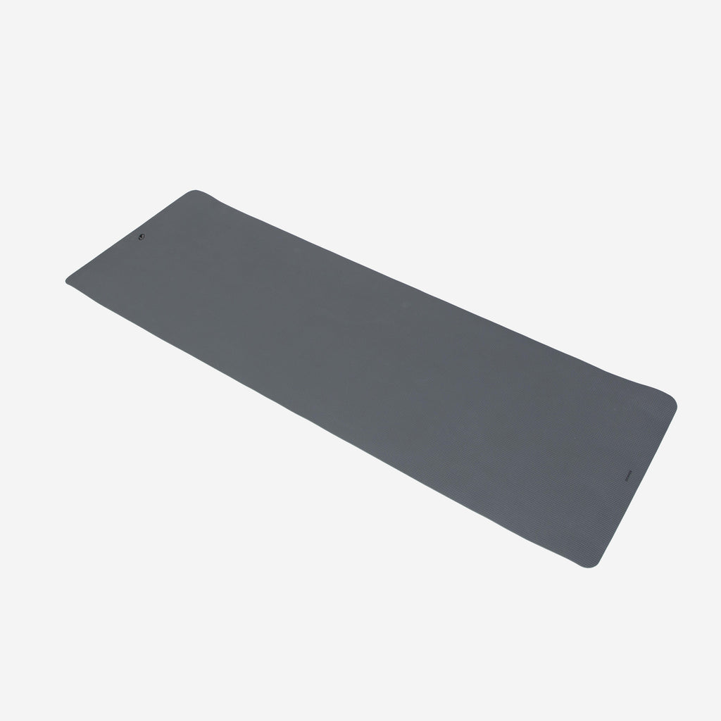 Yoga Mat 4mm Thick, Lightweight Foam, 172 x 58 cm for Beginners - Grey